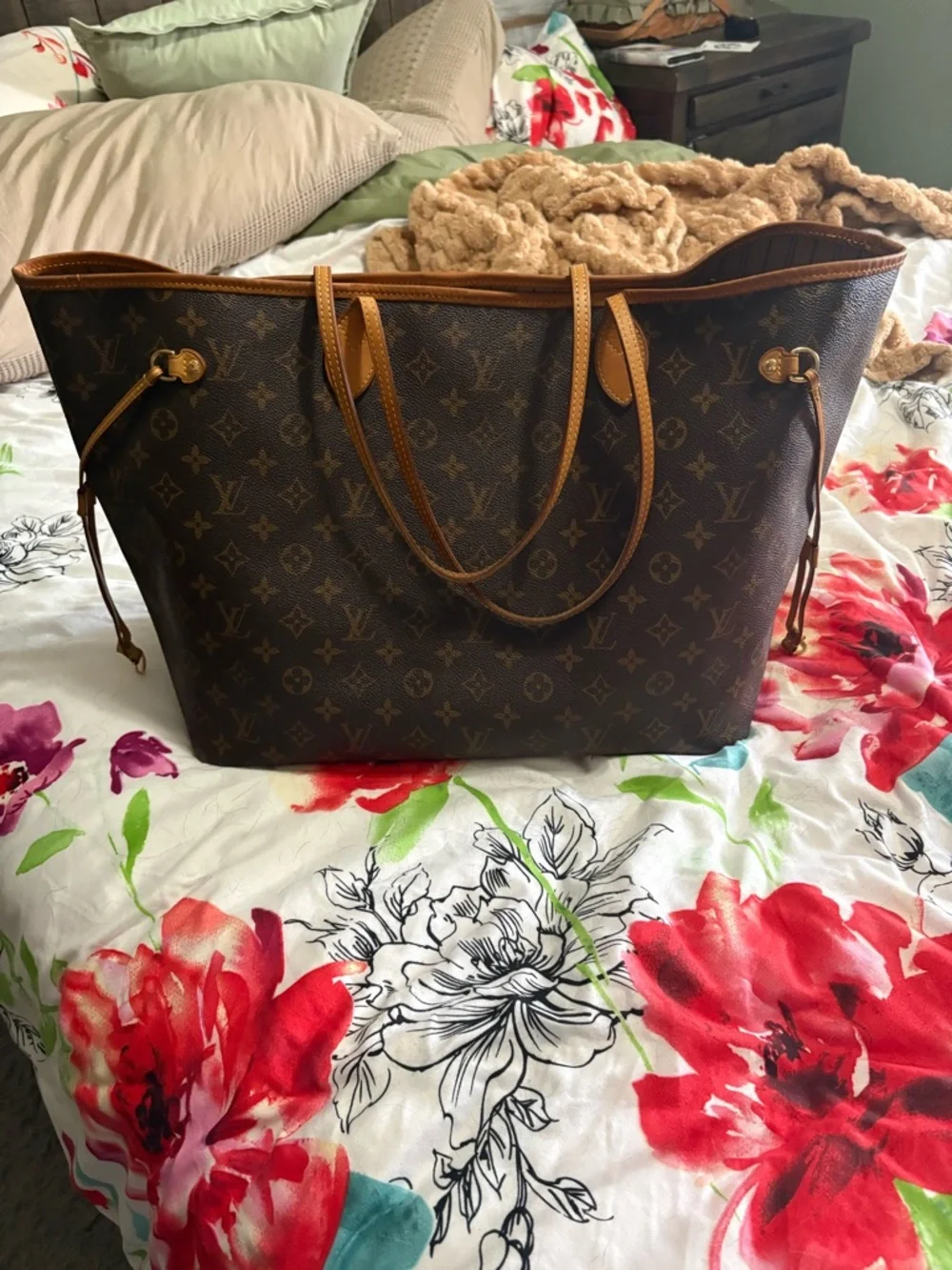 Louis Vuitton Monogram neverfull GM Tote Bag - Brown & Tan - Picture 1 of 16